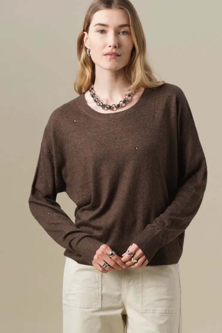 Orfeo Paris Pull Stelli lat> Pulls & Cardigans